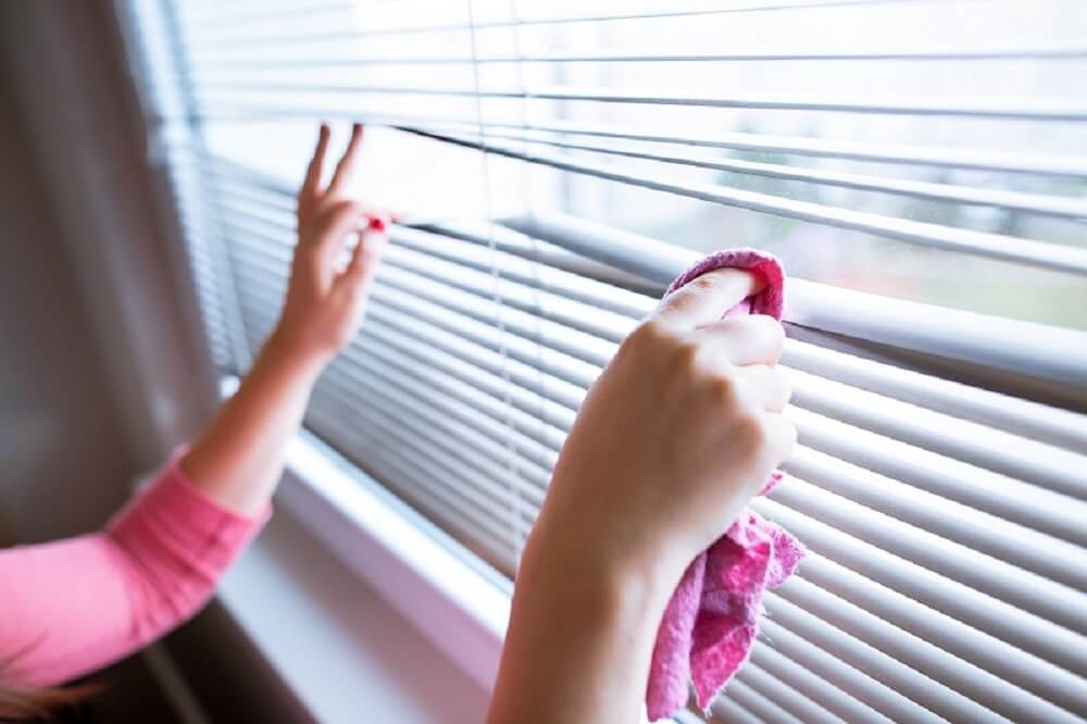 Roman Blinds Cleaning