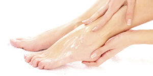 Moisturize foot