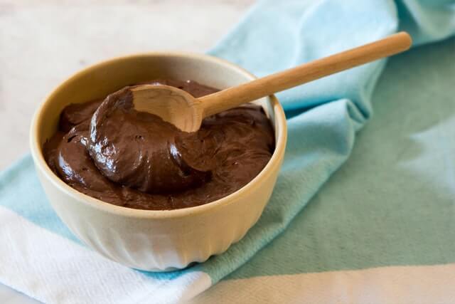 sweet treats, a small bowl filled with chocolate ganache